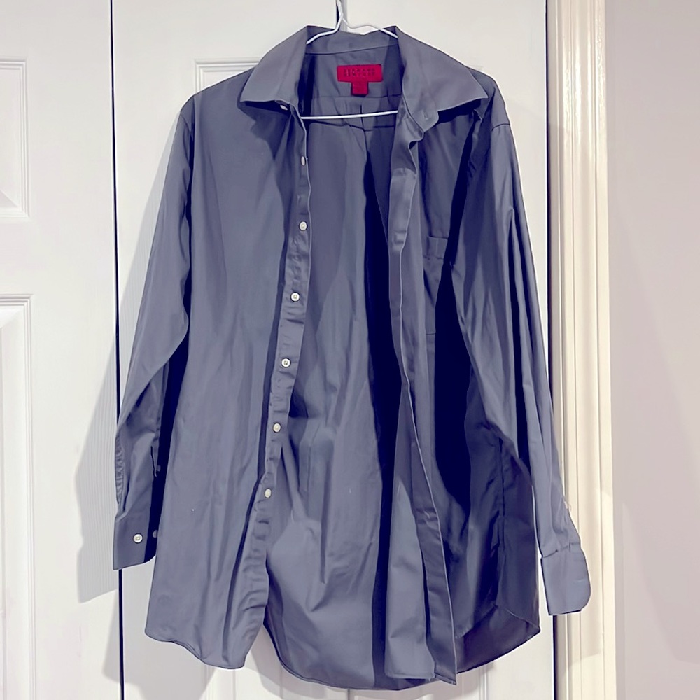 Bergamo New York Dark Gray Dress Shirt